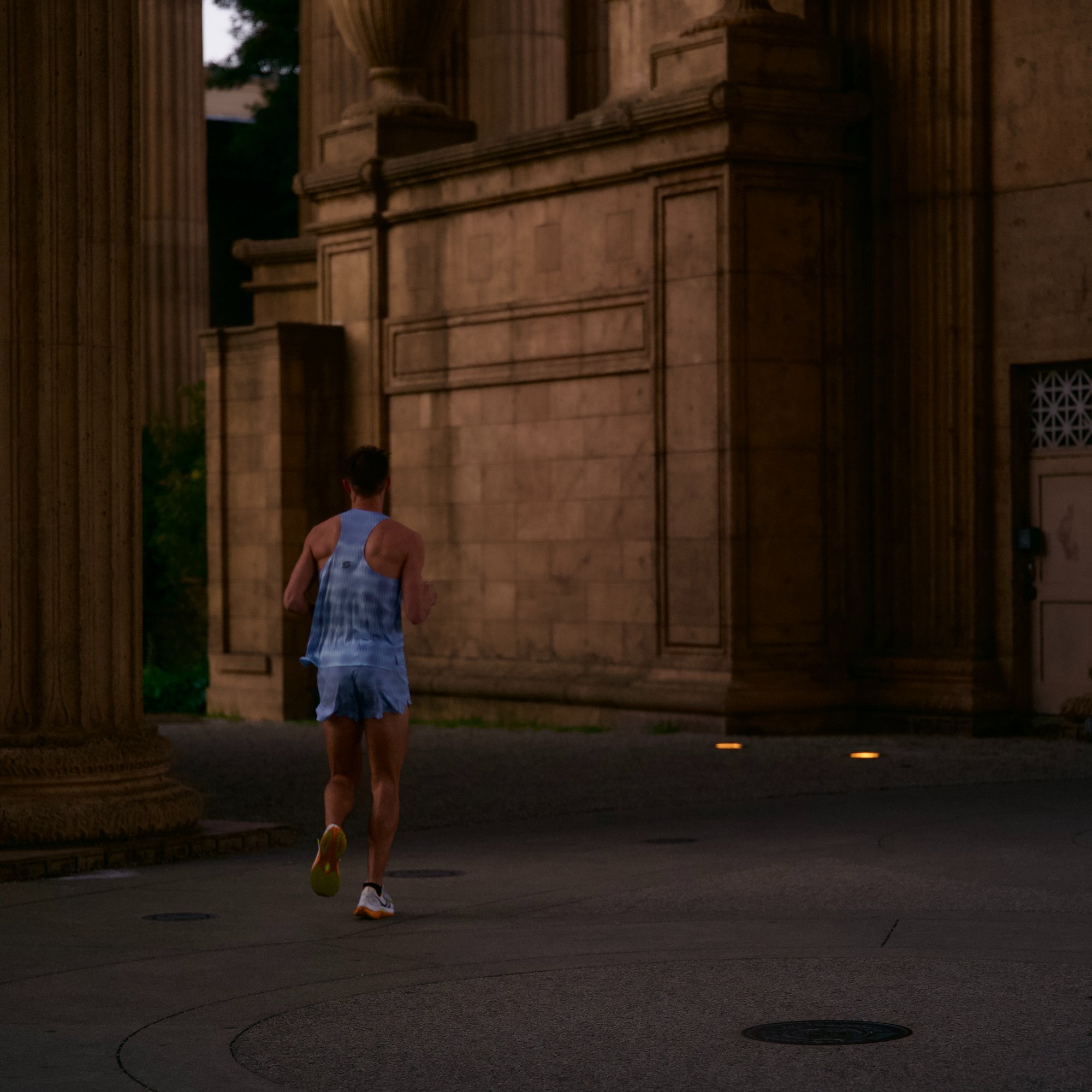 Runner at the Palace of Fine Arts
