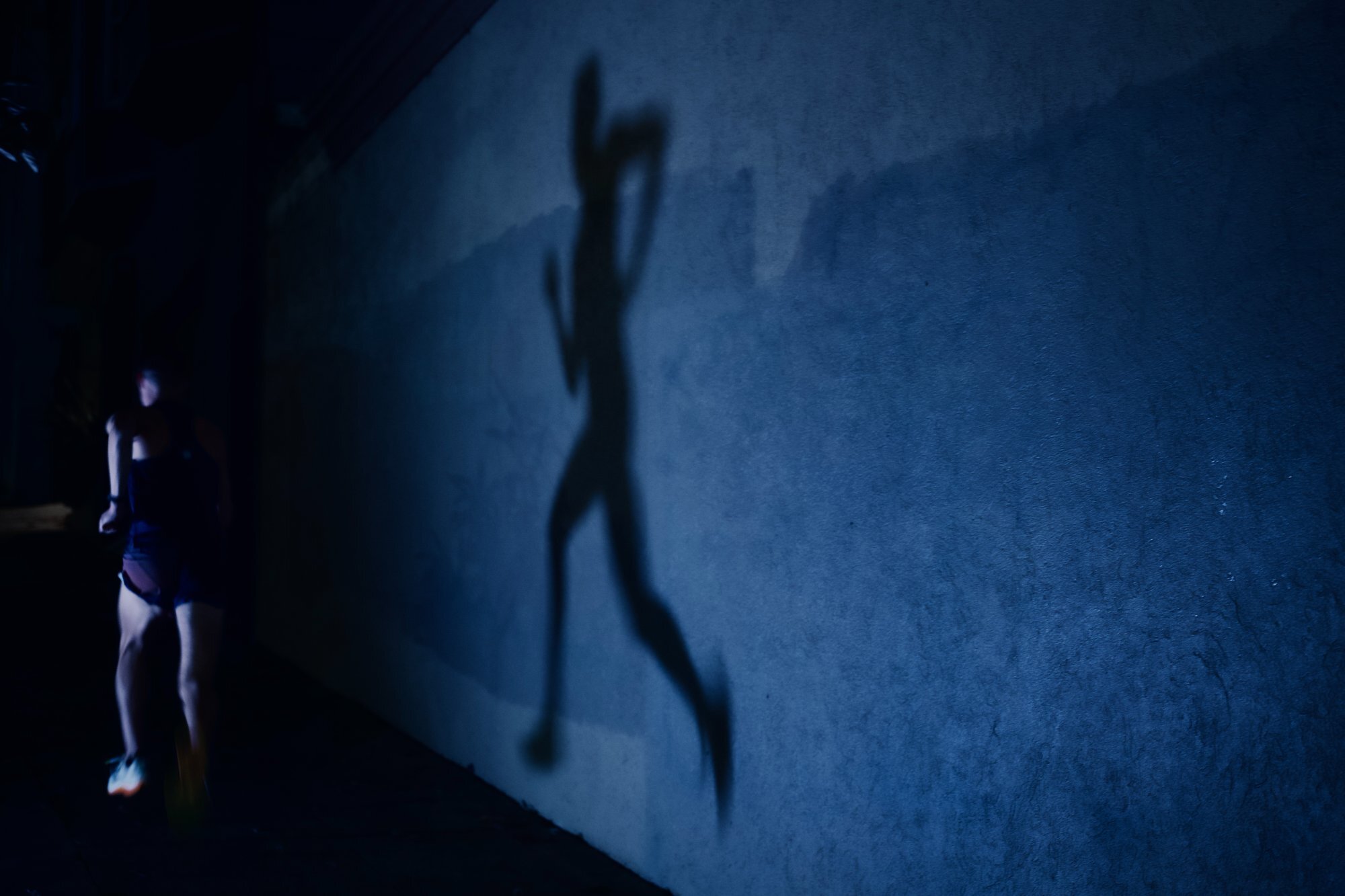 Runner's shadow